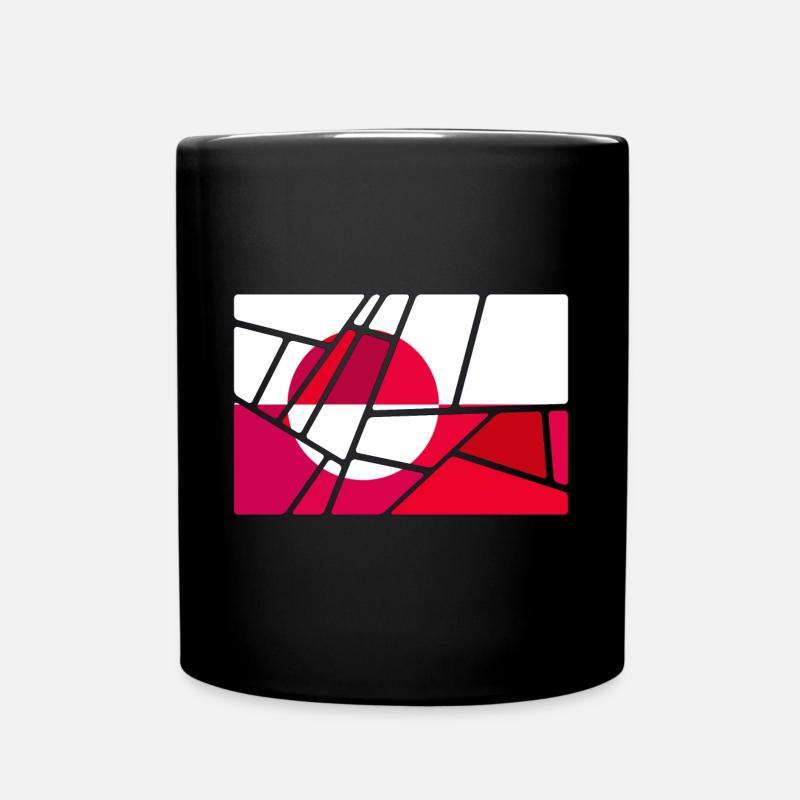 Grönland - Tasse einfarbig - Schwarz