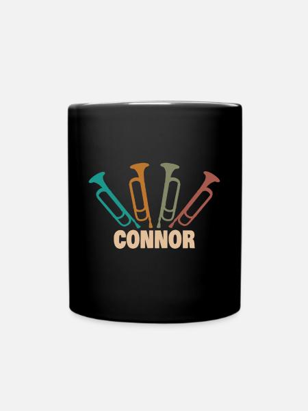Blasinstrument Connor - Tasse einfarbig - Schwarz
