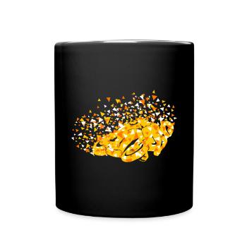 Motorrad Geometrisch Superbikes - Tasse einfarbig - Schwarz - Vorne