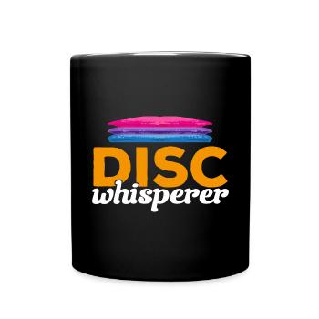 Discgolf Disc Golf Frisbee - Tasse einfarbig - Schwarz - Vorne