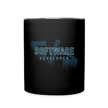 Software Entwickler - Job & Arbeit - Tasse einfarbig - Schwarz - Vorne