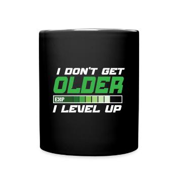 Gamer Geschenk Gaming Spruch für Zocker - Tasse einfarbig - Schwarz - Vorne