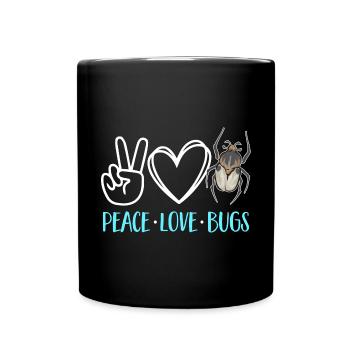 Insect collectors, insects, beetle lovers, entomologists - Full Colour Mug - black - Front