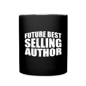 Future Best Selling Author 4 - Full Colour Mug - black - Front