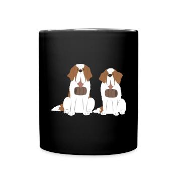 St. Bernard St. Bernard Dog Dog - Full Colour Mug - black - Front