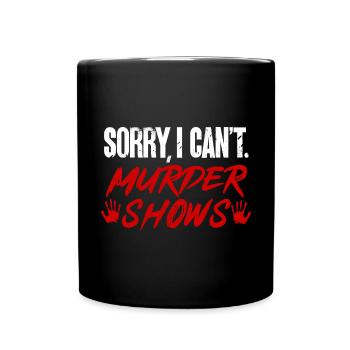 Wahre Verbrechen Podcaster True Crime Podcast - Full Colour Mug - black - Front