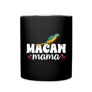 Yellow-breasted Macaw Parrot Blue And Yellow Macaw - Full Colour Mug - black - Front