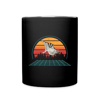 Short-headed glider Sugar Glider - Full Colour Mug - black - Front