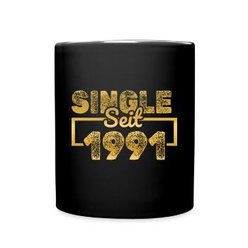 1991 - Tasse einfarbig - Schwarz - Vorne
