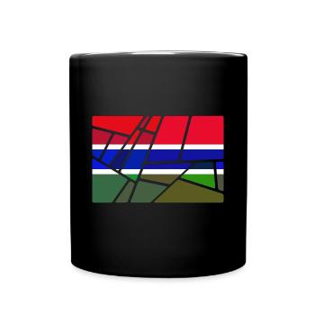 Don pour la Gambie - Mug uni - noir - Devant
