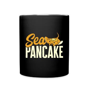 Stachelrochen Mantarochen Ozean Rochen - Tasse einfarbig - Schwarz - Vorne