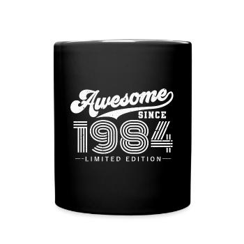 Great since 1984 Vintage Birthday Gift - Full Colour Mug - black - Front