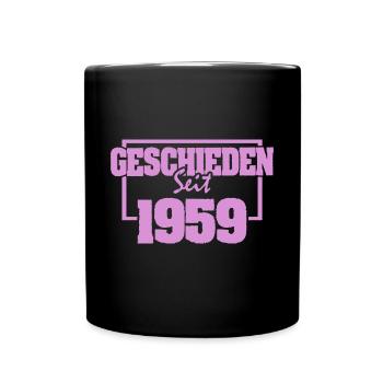 Ehe 1959 - Tasse einfarbig - Schwarz - Vorne