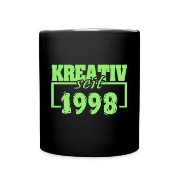 Year: 1998 - Full Colour Mug - black - Front