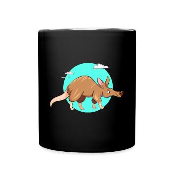 Aardvark - Full Colour Mug - black - Front