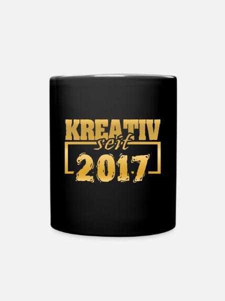 Artwork 2017 - Tasse einfarbig - Schwarz