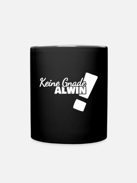 Gnade Alwin - Tasse einfarbig - Schwarz