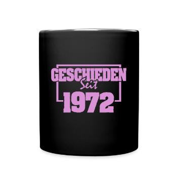 Ehe 1972 - Tasse einfarbig - Schwarz - Vorne