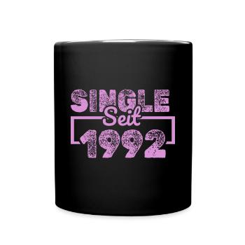 seit 1992 - Tasse einfarbig - Schwarz - Vorne
