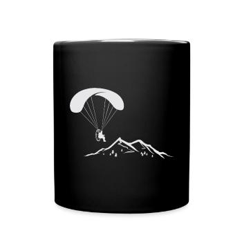 Paramoteur Parapente motorisé - Mug uni - noir - Devant