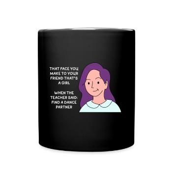 Tanzklassendesign für junge stolze Pinoys - Tasse einfarbig - Schwarz - Vorne