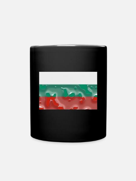 Geschenk für Bulgarien - Tasse einfarbig - Schwarz