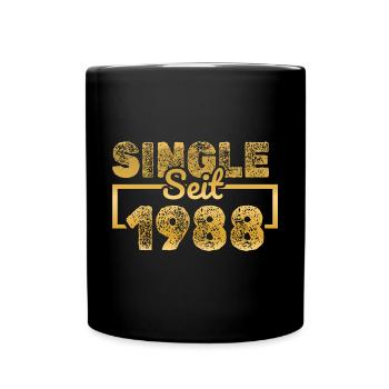 seit 1988 - Tasse einfarbig - Schwarz - Vorne