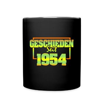 Ehefrau 1954 - Tasse einfarbig - Schwarz - Vorne