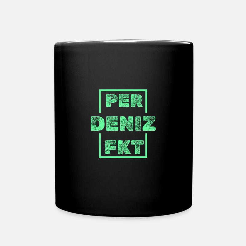 Deniz Deniz - Tasse einfarbig - Schwarz