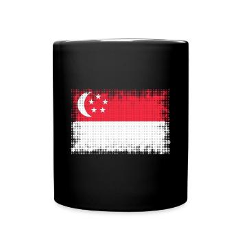 Cadeau pour Singapour - Mug uni - noir - Devant