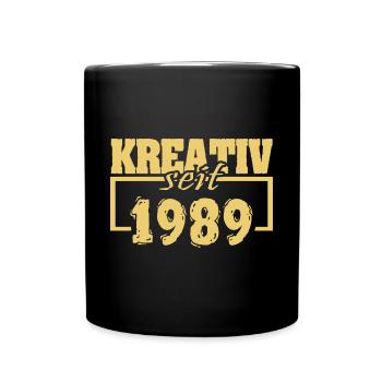 Maler 1989 - Tasse einfarbig - Schwarz - Vorne