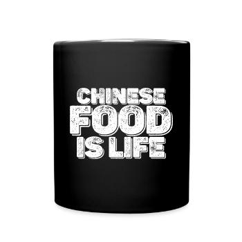 Chinese Food Is Life 3 - Full Colour Mug - black - Front