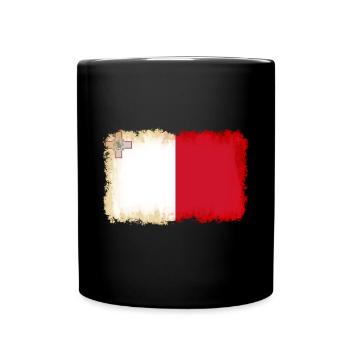 Malte Malte - Mug uni - noir - Devant