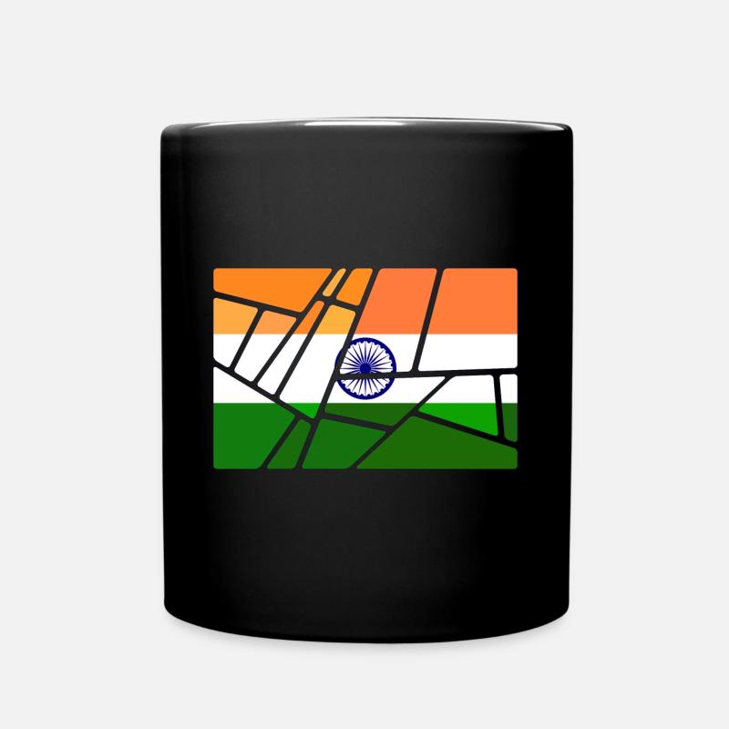 India India - Full Colour Mug - black