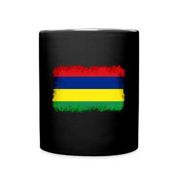 Cadeau pour l’île Maurice - Mug uni - noir - Devant