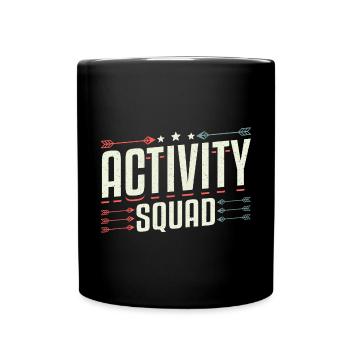 Activity Assistant Squad Team - Tasse einfarbig - Schwarz - Vorne