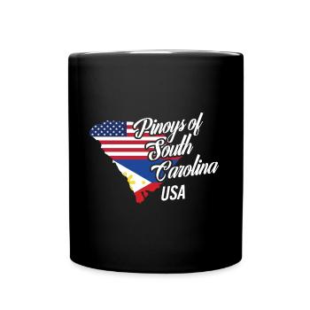 Filipinos von South Carolina Design für Fil-Ams - Tasse einfarbig - Schwarz - Vorne