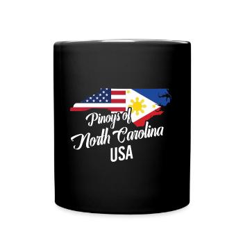 Filipinos von North Carolina Design für Fil-Ams - Tasse einfarbig - Schwarz - Vorne