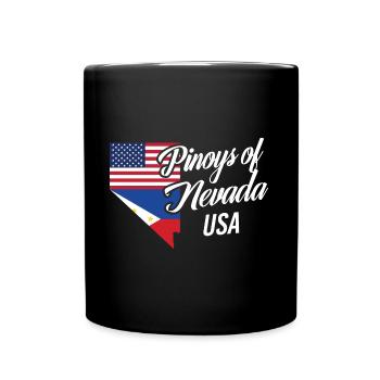 Filipinos von Nevada Design für stolze Fil-Ams - Tasse einfarbig - Schwarz - Vorne