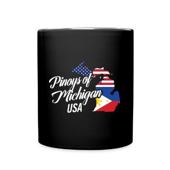 Filipinos of Michigan Design für stolze Fil-Ams - Tasse einfarbig - Schwarz - Vorne