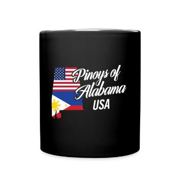 Filipinos of Alabama Design für stolze Fil-Ams - Tasse einfarbig - Schwarz - Vorne