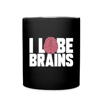 Neurology, Nurse, Brain, Neurologist - Full Colour Mug - black - Front