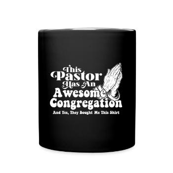 Spiritual Leader This Pastor Has An Awesome - Full Colour Mug - black - Front