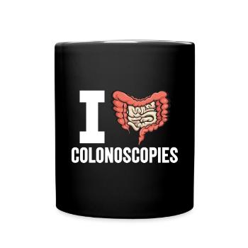 Gastro-entérologie Endoscopie Coloscopie - Mug uni - noir - Devant
