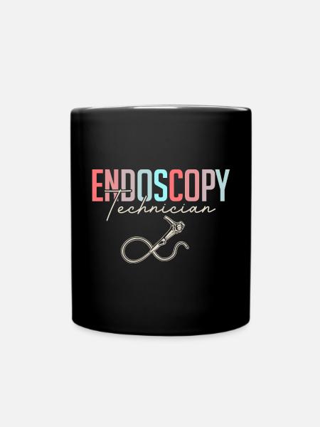 Gastroenterologie Endoskopie Koloskopie - Tasse einfarbig - Schwarz