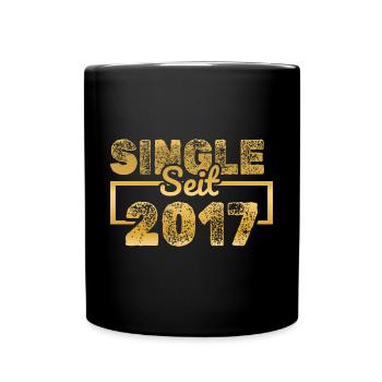 Single 2017 - Tasse einfarbig - Schwarz - Vorne