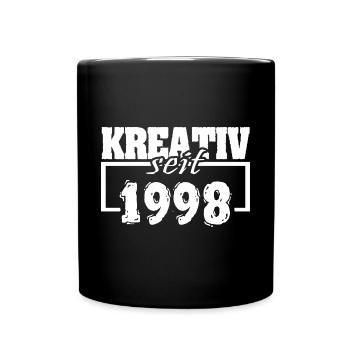 Schauspielerin 1998 - Tasse einfarbig - Schwarz - Vorne