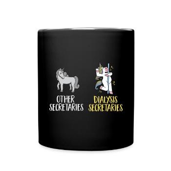Dialysis Secretary Dialysis Specialist - Full Colour Mug - black - Front