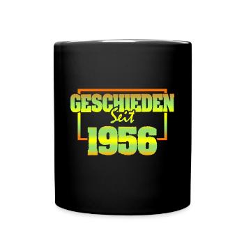 Geschieden 1956 - Tasse einfarbig - Schwarz - Vorne