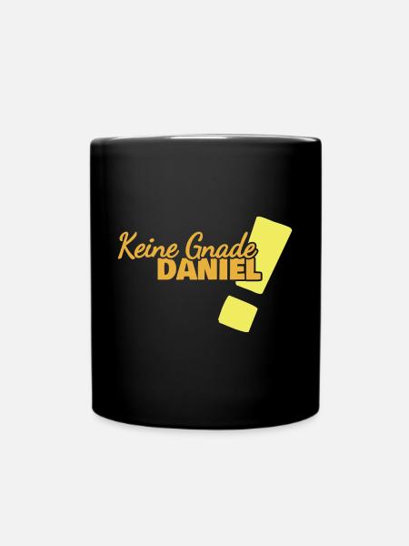 Geschenk für Daniel - Tasse einfarbig - Schwarz